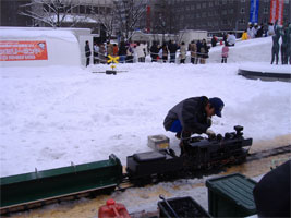第58回札幌雪祭りミニチュアのSL01